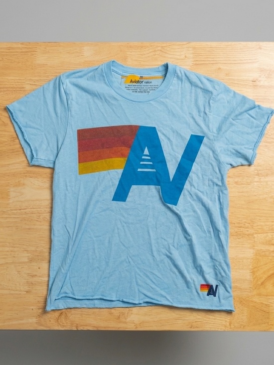 Aviator Nation Tops - Blue Aviator Nation Tee